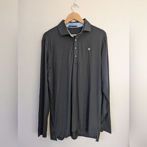 Greyson Black Long Sleeve Polo Shirt